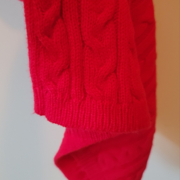 NWT Trendy Lady Hot Fire Red Sleeveless Turtleneck Sweater Dress - Picture 2 of 6